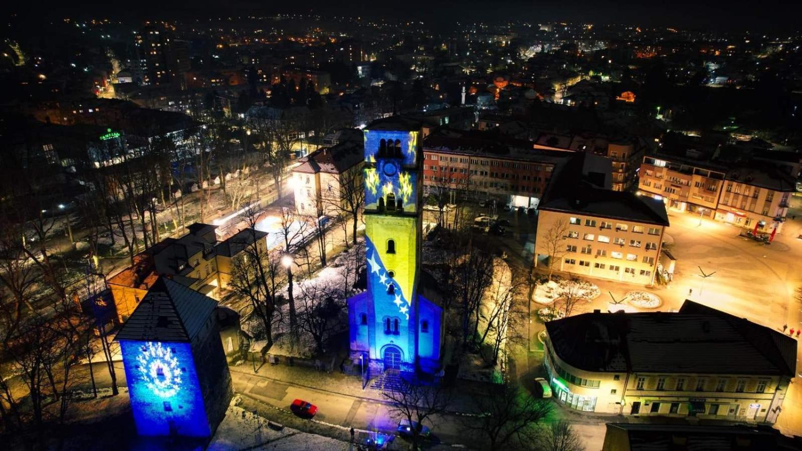 Hotel Gold Jet Bihać Esterno foto